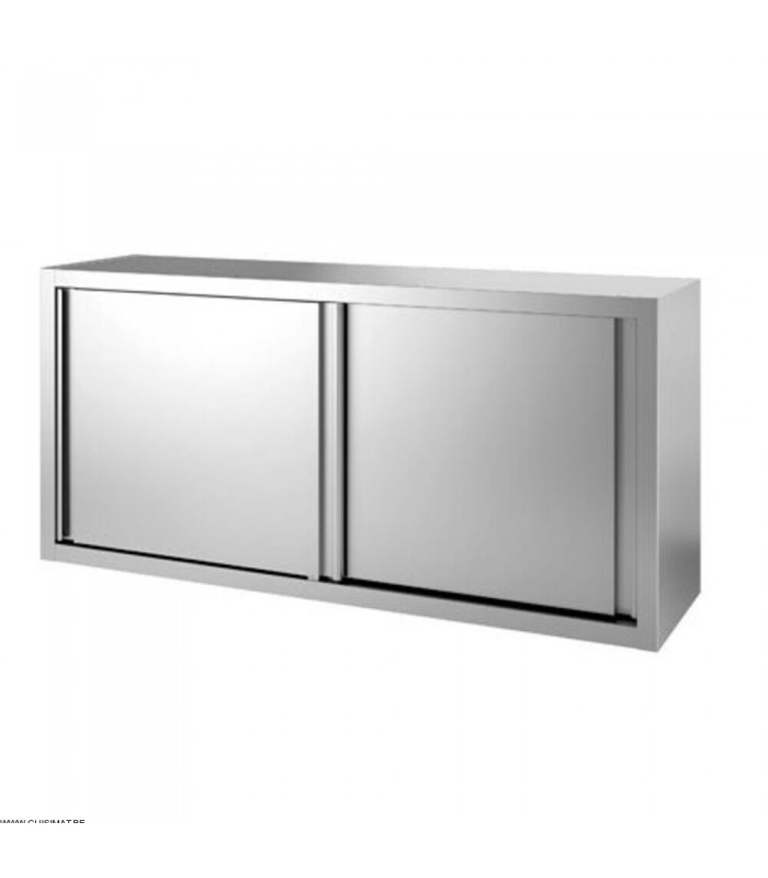 ARMOIRE MURALE 2 PORTES COULISSANTES 1600X400X660 AISI 304 dans ARMOIRES