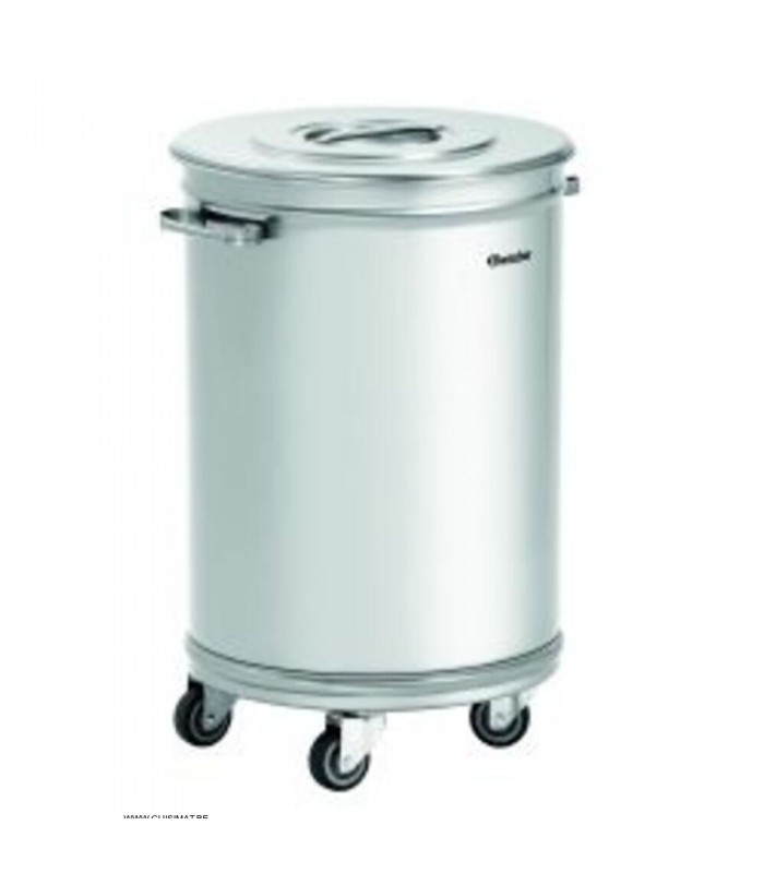 POUBELLE INOX 56L BARTSCHER dans POUBELLES