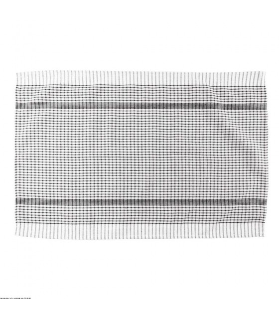 ESSUIE DE CUISINE 75*50CM NOIR 10 PIECES CUISIMAT dans ESSUIES