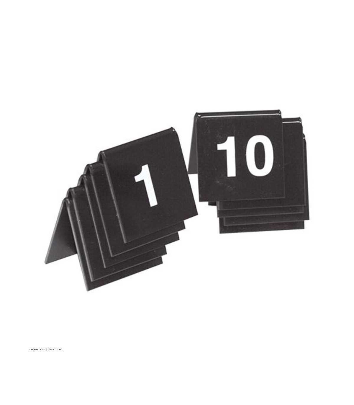 NUMERO DE TABLE DE 1 - 10 NOIR dans SUPPORTS DE PRESENTATION