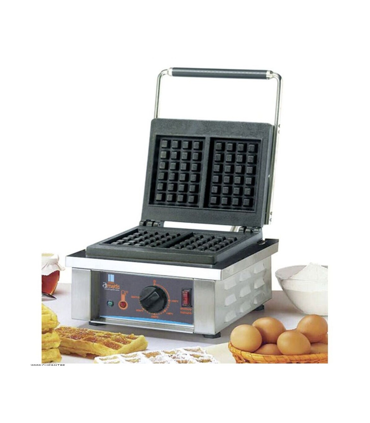 GAUFRIER LIEGEOIS PROFESSIONNEL - 24 ALVÉOLES 15X18 MM AMATIS dans GAUFRIER