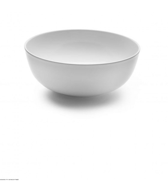 SALADIER ROND Ø33CM - 7LT MELAMINE BLANC LACOR dans BAC MELAMINE