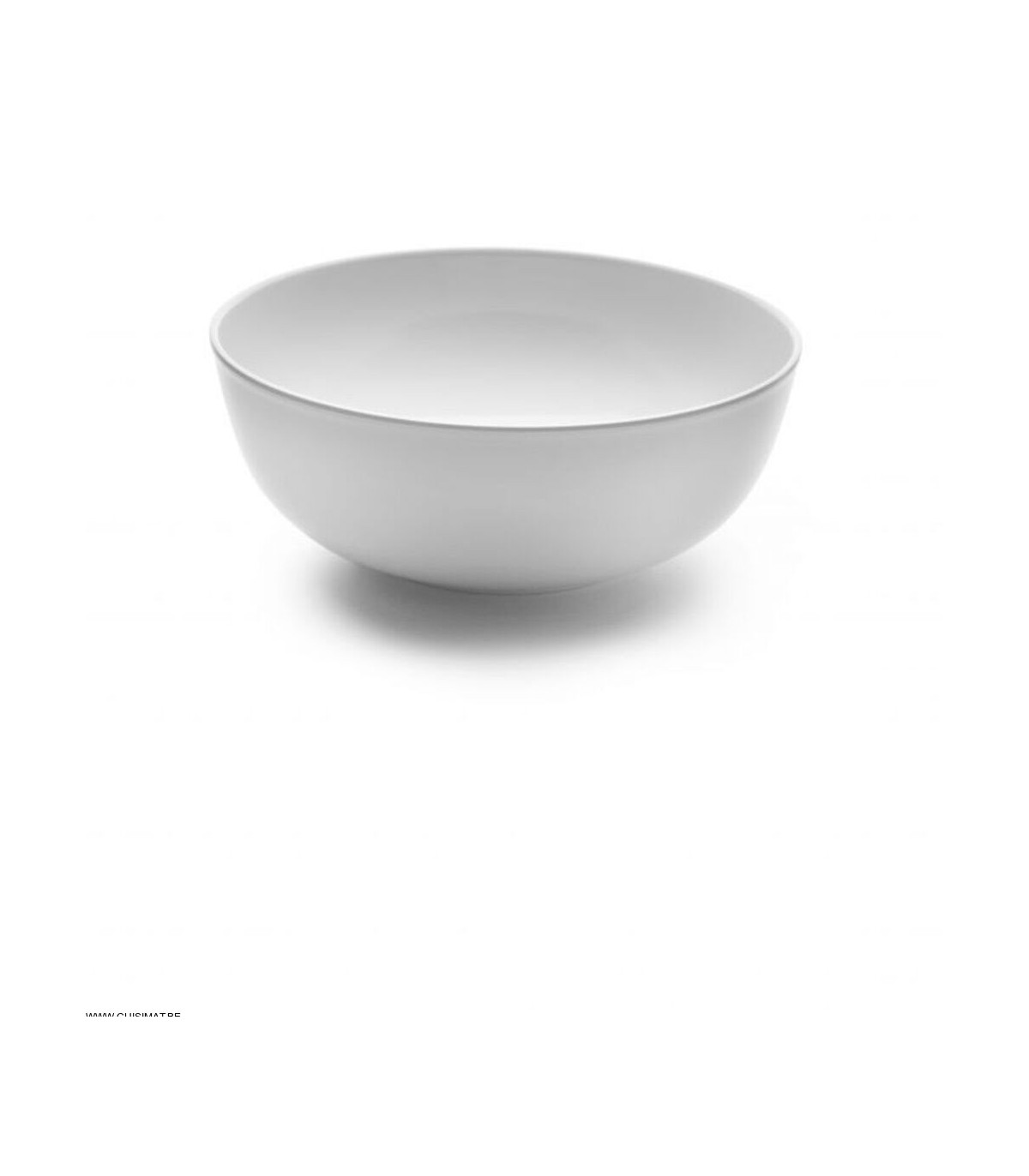 SALADIER ROND Ø33CM - 7LT MELAMINE BLANC LACOR dans BAC MELAMINE