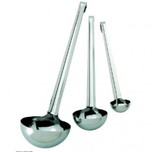 LOUCHE INOX MONOBLOC STANDARD Ø6CM - 5CL - 28CM GAFIC dans LOUCHES