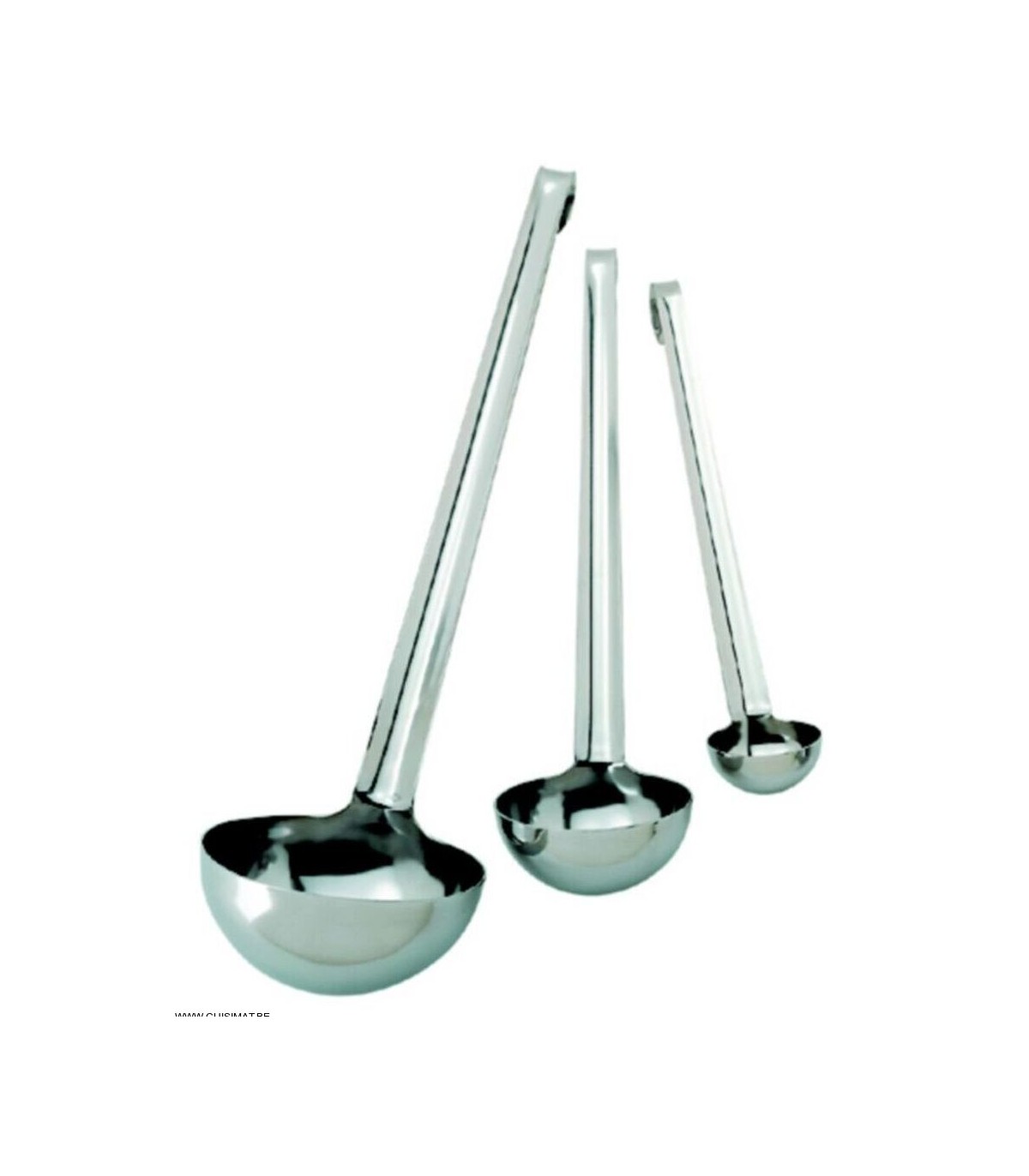 LOUCHE INOX MONOBLOC STANDARD Ø14CM - 67CL - 39CM GAFIC dans LOUCHES