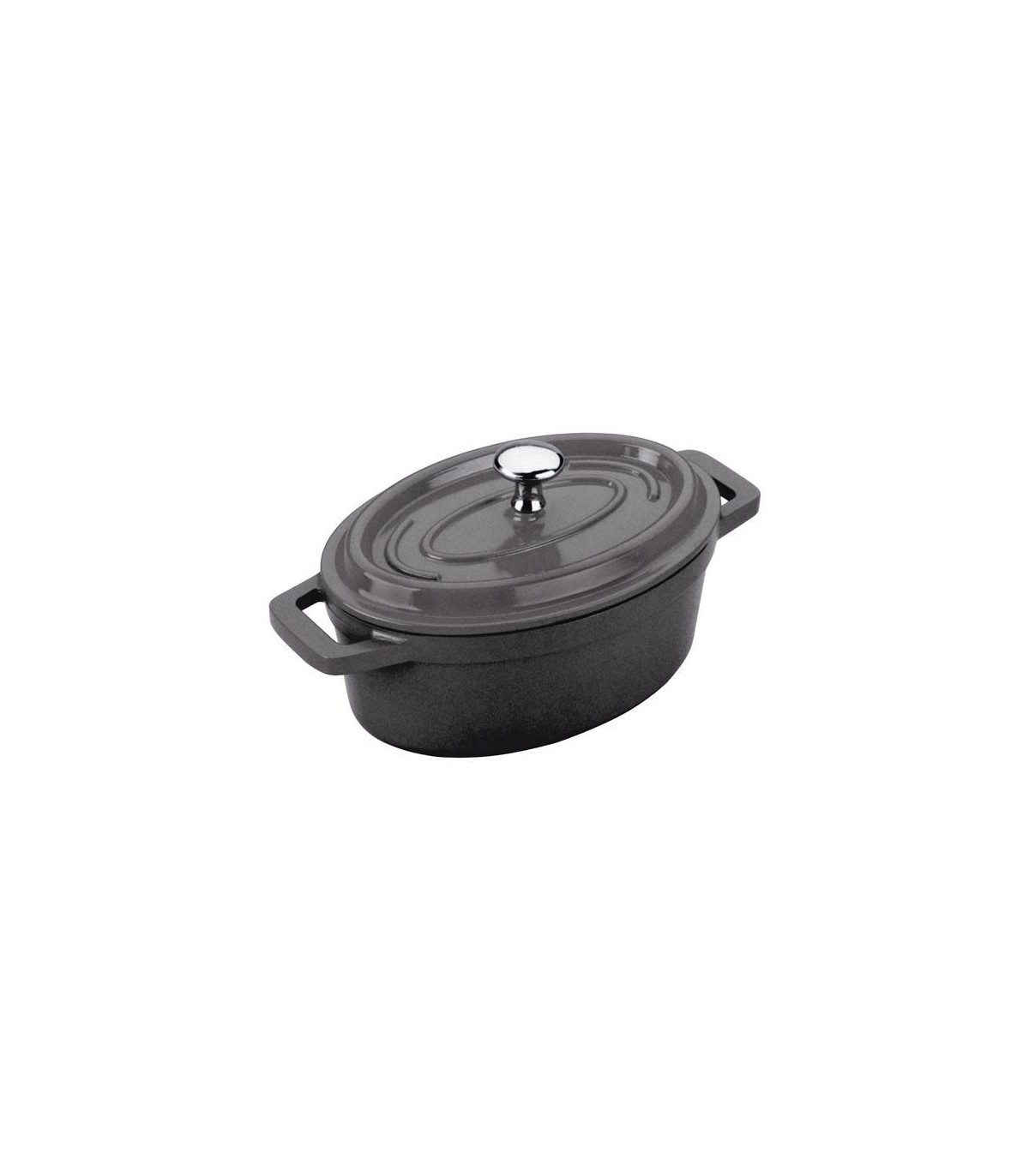 MINI COCOTTE OVALE 12X8.5CM - 25CL LACOR dans COCOTTES