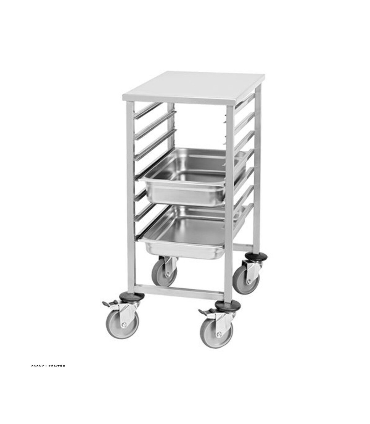 CHARIOT INOX 7 GN1/1 dans CHARIOT DE DEBARRASSAGE