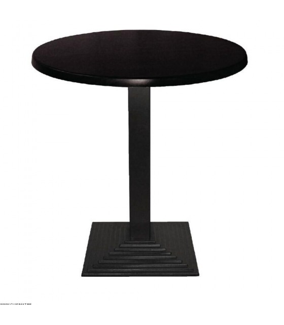 PIED DE TABLE BASSE EN FONTE CARRE EFFET ESCALIER dans TABLE EN KIT