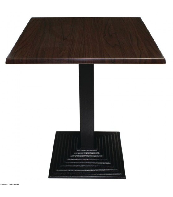 PIED DE TABLE BASSE EN FONTE CARRE EFFET ESCALIER dans TABLE EN KIT