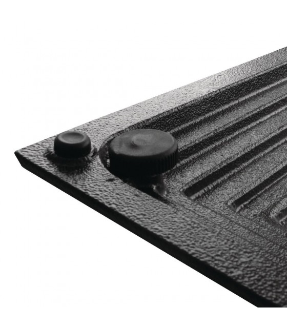 PIED DE TABLE BASSE EN FONTE CARRE EFFET ESCALIER dans TABLE EN KIT