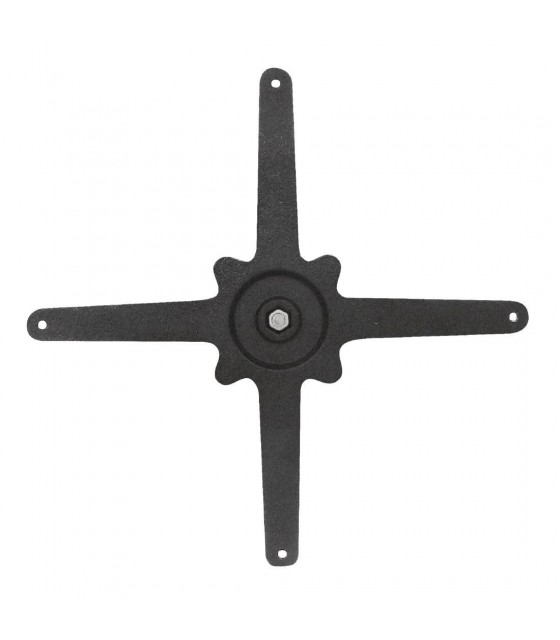 PIED DE TABLE BASSE EN FONTE CARRE EFFET ESCALIER dans TABLE EN KIT