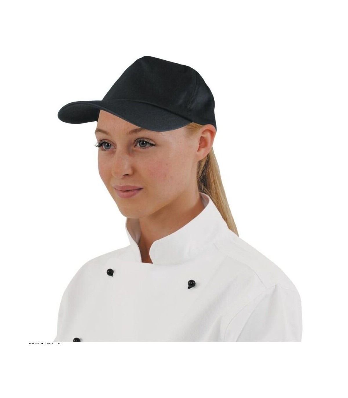 CASQUETTE NOIRE BASEBALL CHEFWORKS dans TOQUES ET CASQUETTES