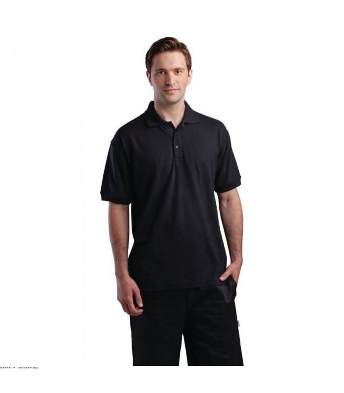 POLO NOIR TAILLE M  CHEFWORKS dans POLOS ET T-SHIRTS