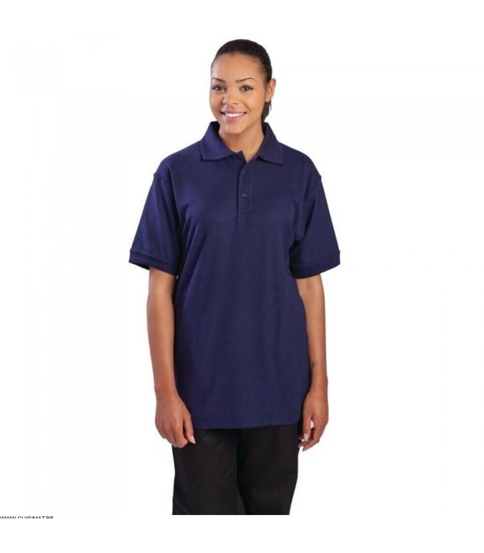 POLO BLEU FONCE TAILLE M  CHEFWORKS dans POLOS ET T-SHIRTS