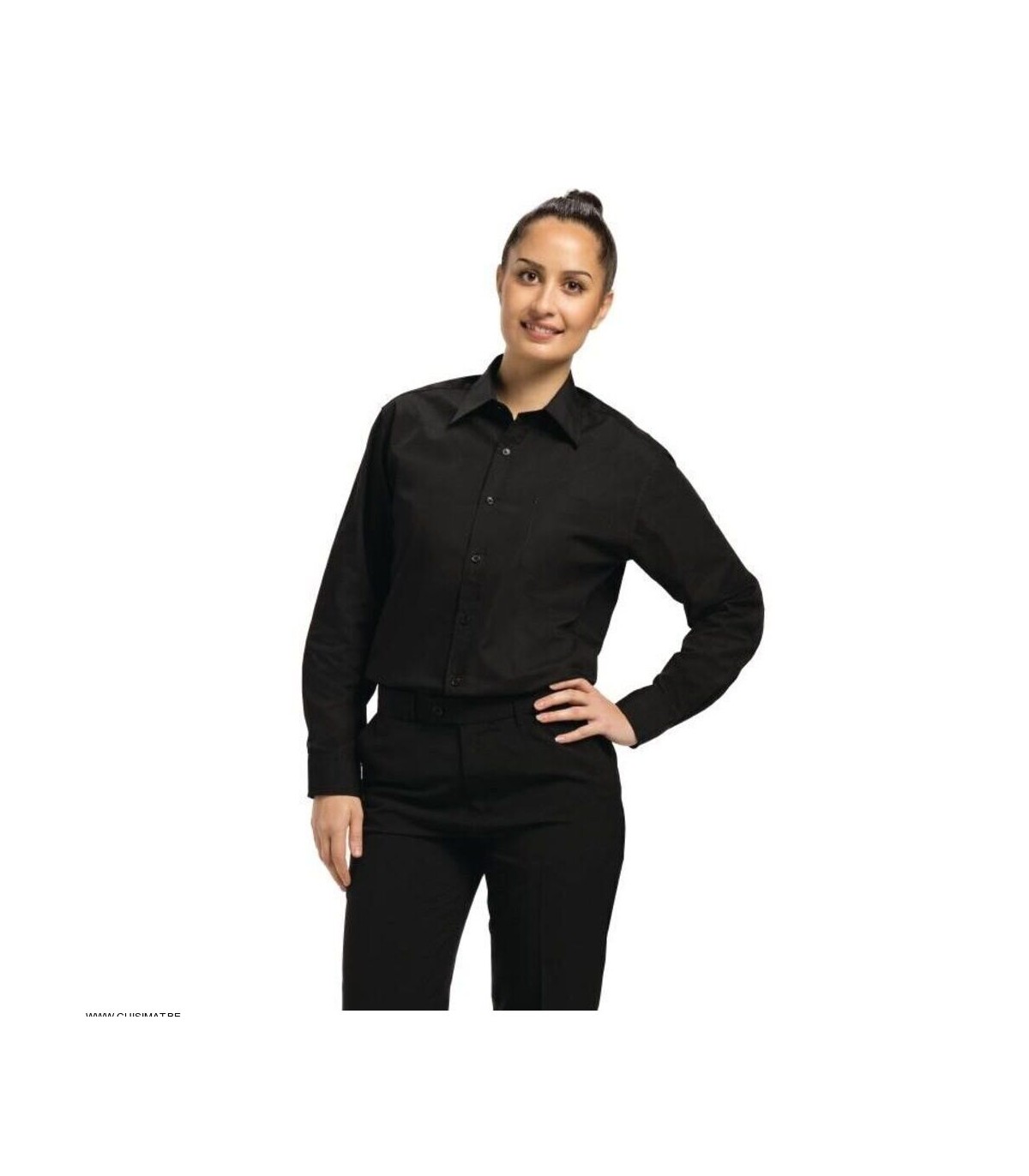EOL  CHEMISE MIXTE NOIRE TAILLE XL UNIFORMWORKS dans CHEMISES