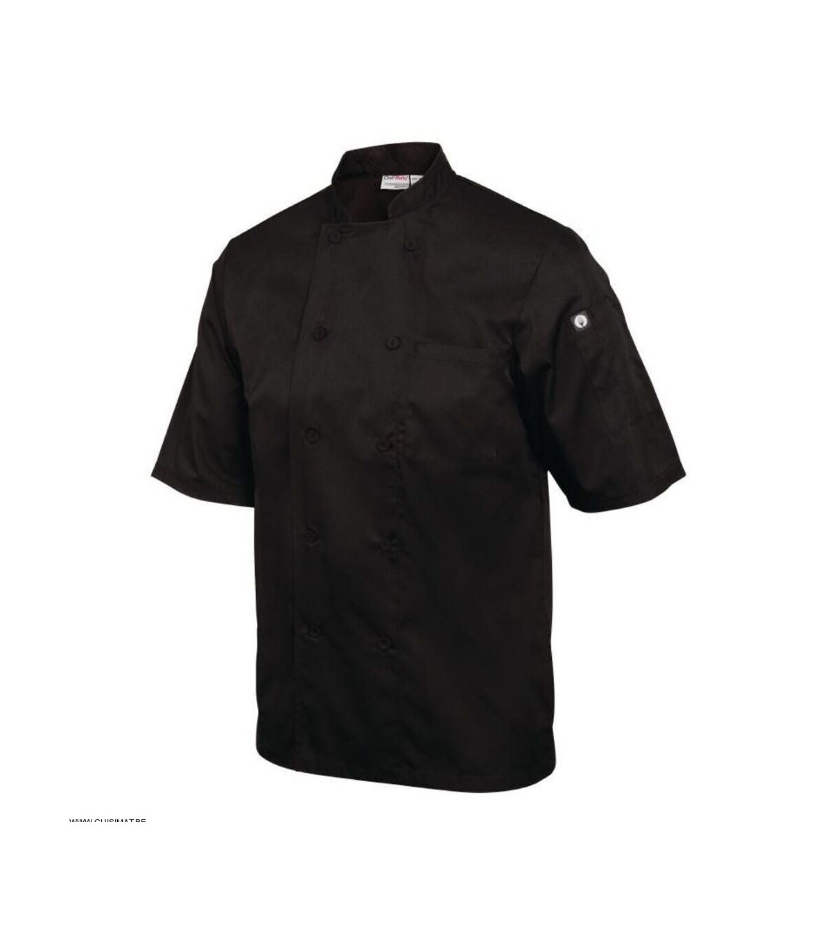 VESTE DE CUISINIER MONTREAL NOIRE TAILLE M CHEF WORKS dans VESTE