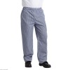 PANTALON DE CUISINIER UNISEXE WHITES VEGAS CARREAUX BLEUS ET BLANCS TAILLE XXL dans CARREAUX