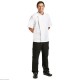 VESTE BLANCHE MANCHES COURTES UNISEXE TAILLE M CHEFWORKS