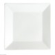 ASSIETTE CARREE OLYMPIA BLANC 25 CM  PRIX PAR 6 PIECES  OLYMPIA PORCEL