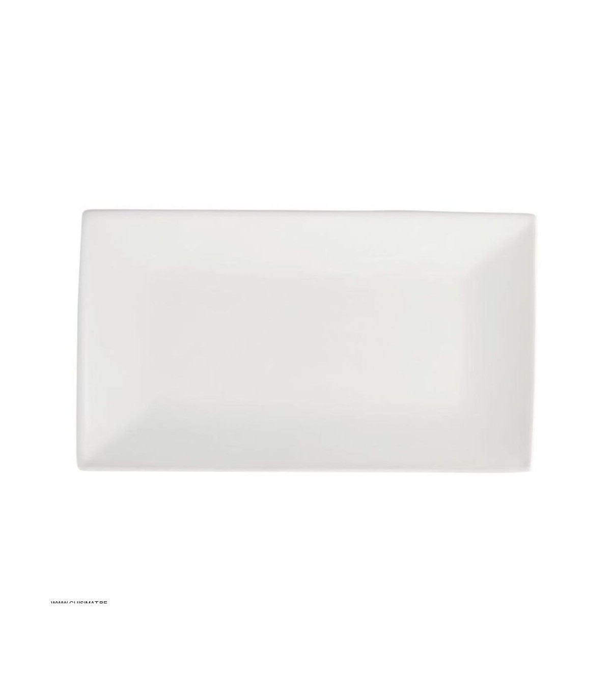 PLAT BLANC PLAT RECTANGULAIRE 38*20CM PAR 1 OLYMPIA PORCELAINE dans OLYMPIA