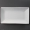 PLAT BLANC PLAT RECTANGULAIRE 38*20CM PAR 1 OLYMPIA PORCELAINE dans OLYMPIA