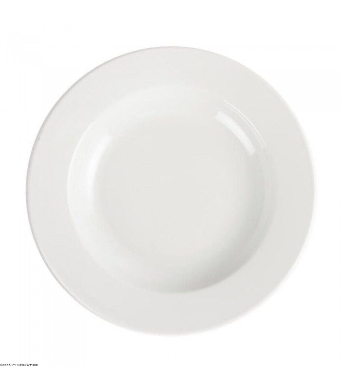 ASSIETTE PROFONDE OLYMPIA BLANC 27 CM  PRIX PAR 6 PIECES  OLYMPIA PORC dans OLYMPIA