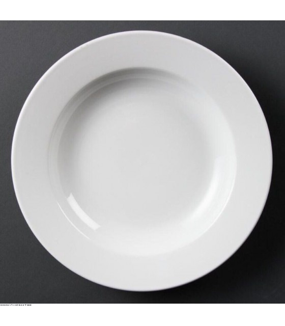 ASSIETTE PROFONDE OLYMPIA BLANC 27 CM  PRIX PAR 6 PIECES  OLYMPIA PORC dans OLYMPIA