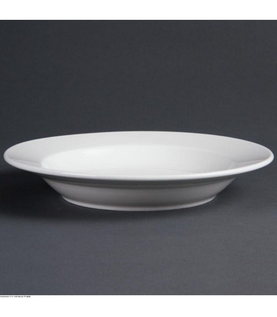 ASSIETTE PROFONDE OLYMPIA BLANC 27 CM  PRIX PAR 6 PIECES  OLYMPIA PORC dans OLYMPIA