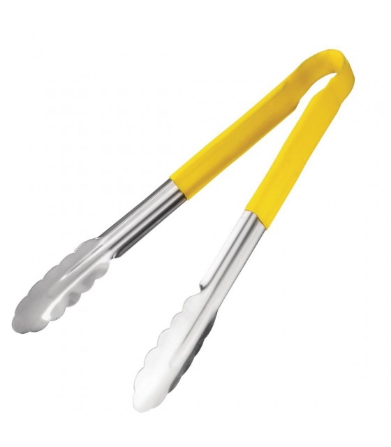 PINCE DE SERVICE JAUNE 30CM dans USTENSILES DE SERVICE