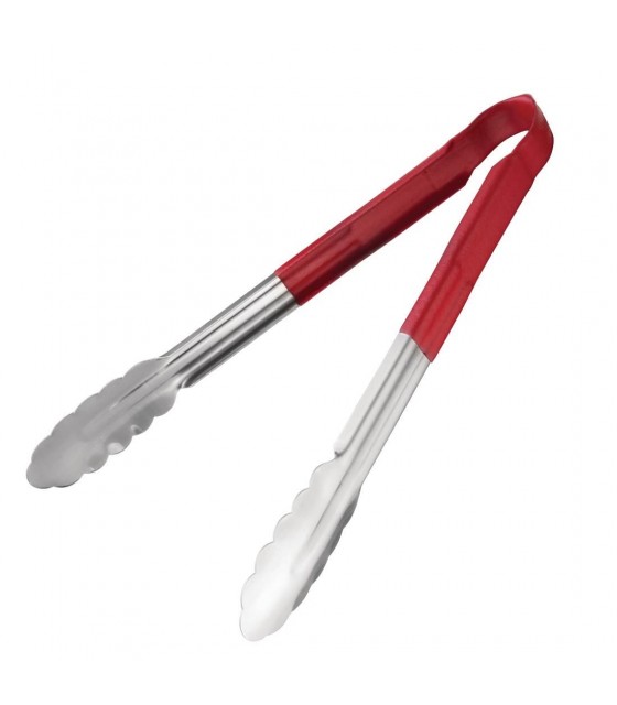 PINCE DE SERVICE ROUGE 30CM dans USTENSILES DE SERVICE