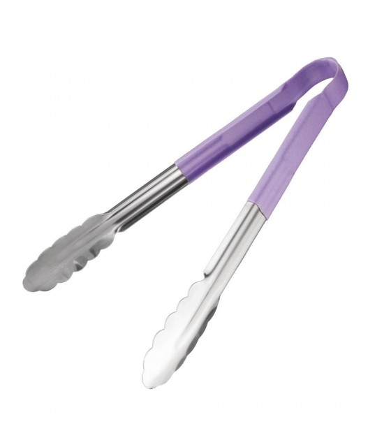 PINCE DE SERVICE VIOLETTE 30CM dans USTENSILES DE SERVICE