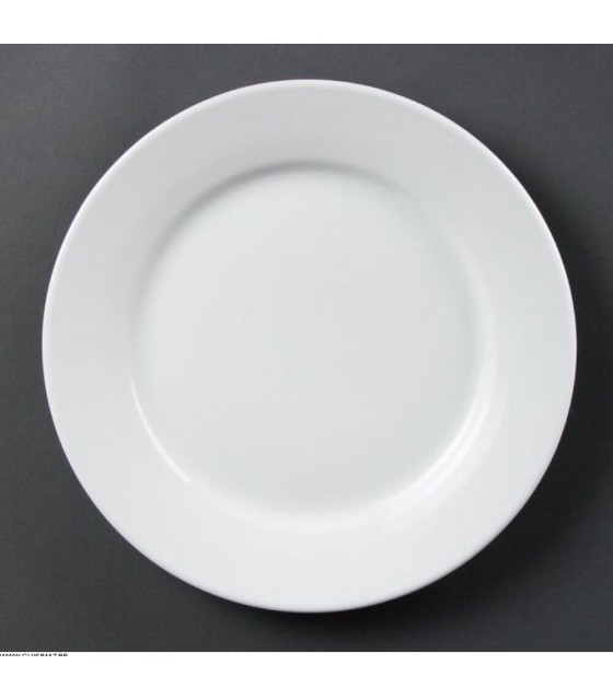 ASSIETTE BORD LARGE Ø25CM 12 PIECES OLYMPIA dans OLYMPIA