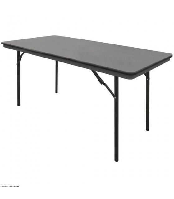 TABLE PLIANTE BUFFET NOIRE 1.5M dans TABLE PLIANTE