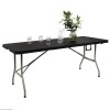 TABLE NOIRE PLIANTE BUFFET 1.83M dans TABLE PLIANTE