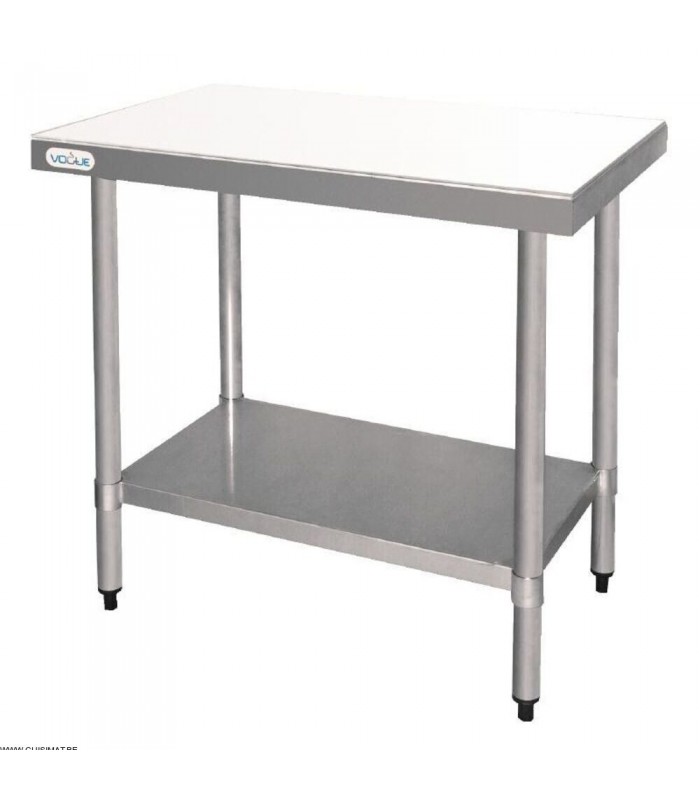 TABLE AVEC PLATEAU EN HDPE 60*90CM dans TABLES INOX