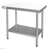 TABLE AVEC PLATEAU EN HDPE 60*90CM dans TABLES INOX