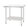 TABLE AVEC PLATEAU EN HDPE 60*90CM dans TABLES INOX