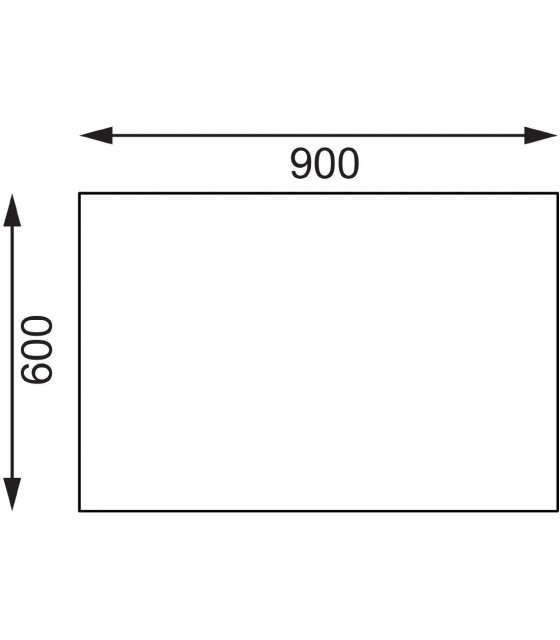 TABLE AVEC PLATEAU EN HDPE 60*90CM dans TABLES INOX