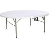 TABLE RONDE PLIANTE PAR LE CENTRE Ø1.8M dans TABLE PLIANTE