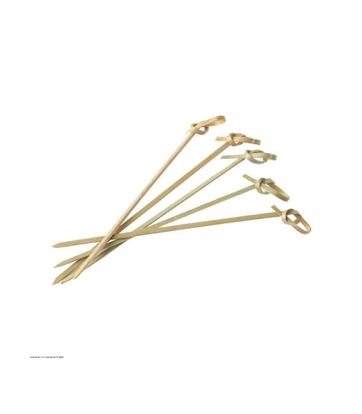 PIQUES BOUCLES BAMBOU 1200MM 100 PIECES dans EMBALLAGE EN BOIS