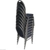 CHAISE BANQUET 4 PIECES NOIR ACIER dans CHAISES