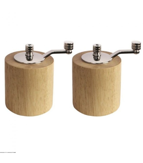 SET MOULIN EN BOIS DE BAMBOU 8.5CM dans SEL ET POIVRE