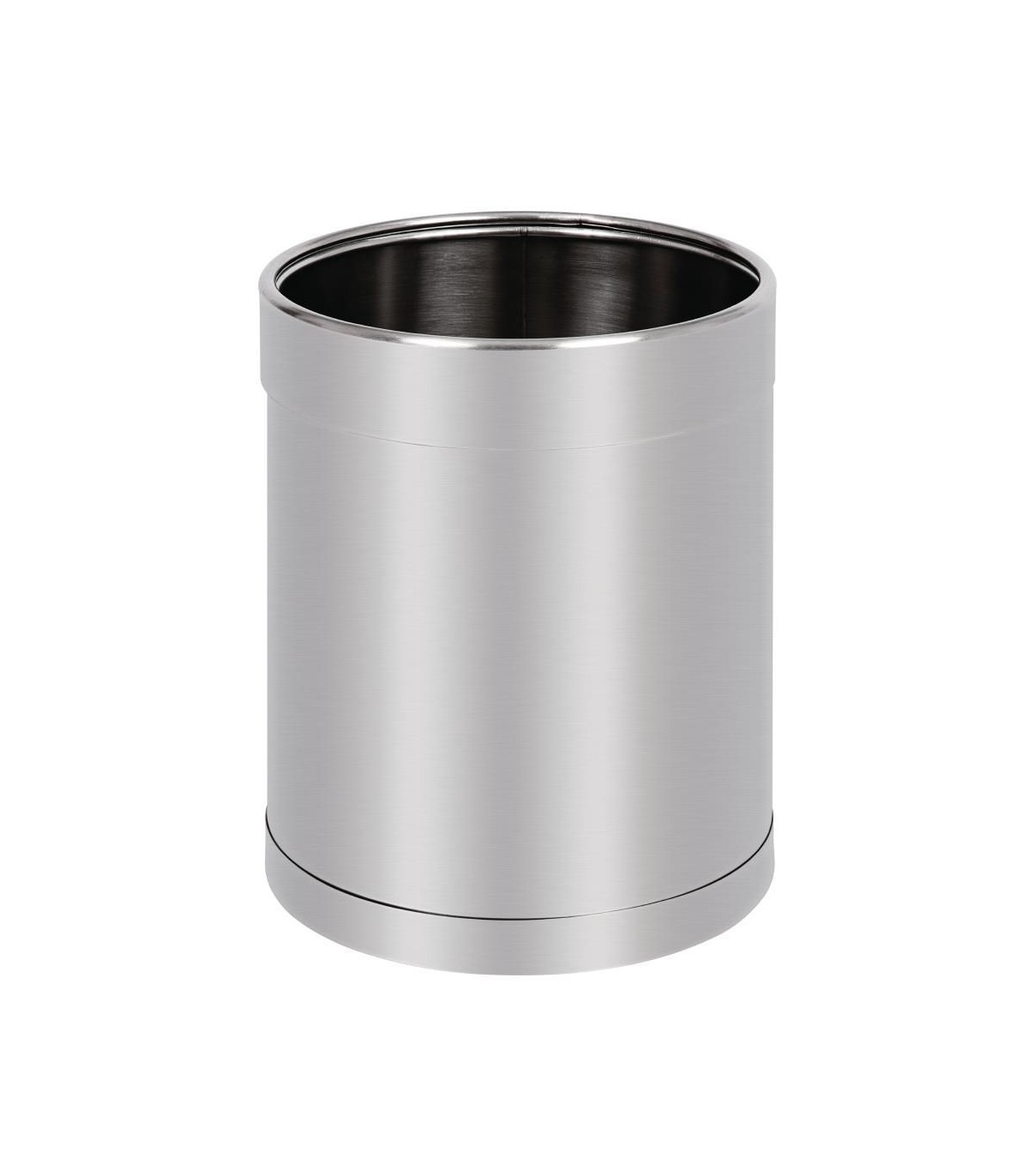 POUBELLE A PAPIER INOX 10.2LT dans POUBELLES