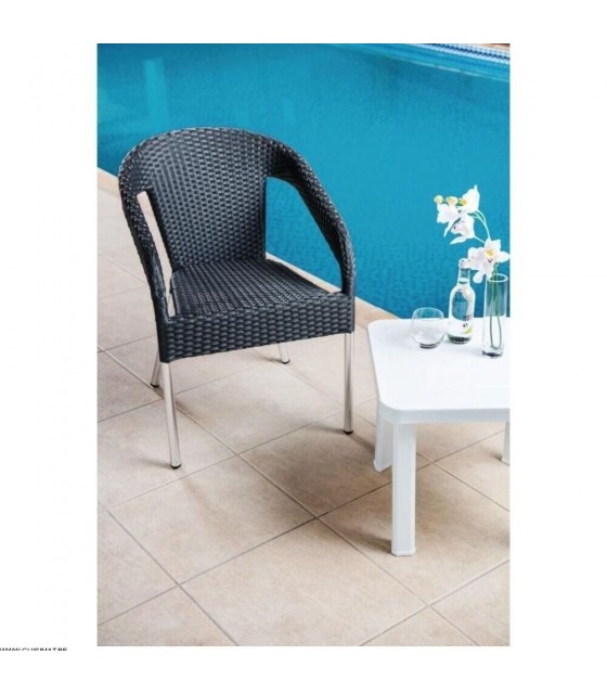 CHAISE EN ROTIN SYNTHETIQUE PAR 4 dans CHAISES