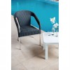 CHAISE EN ROTIN SYNTHETIQUE PAR 4 dans CHAISES