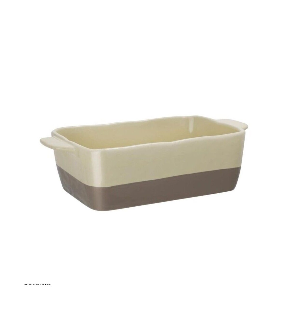 PLAT A ROTIR RECTANGULAIRE CREME ET TAUPE GN 1/3 1 PIECE dans OLYMPIA