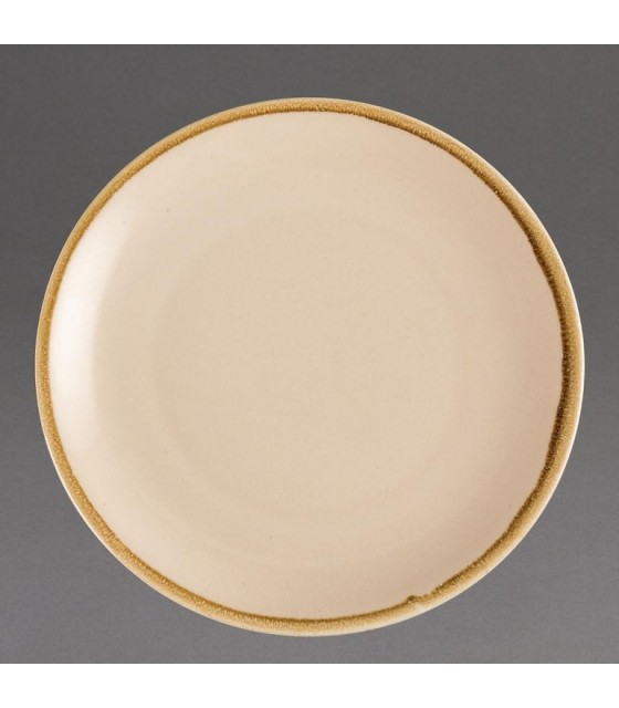 ASSIETTE PLATE Ø280MM 4 PIECES SABLE OLYMPIA KILN dans OLYMPIA