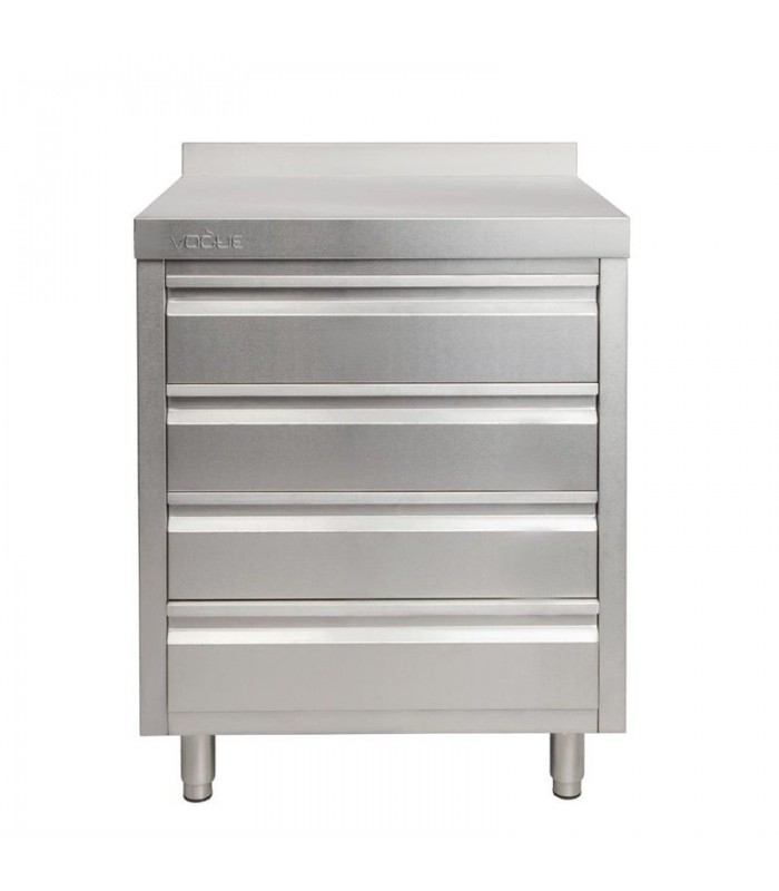 MEUBLE 4 TIROIRS INOX dans ARMOIRES