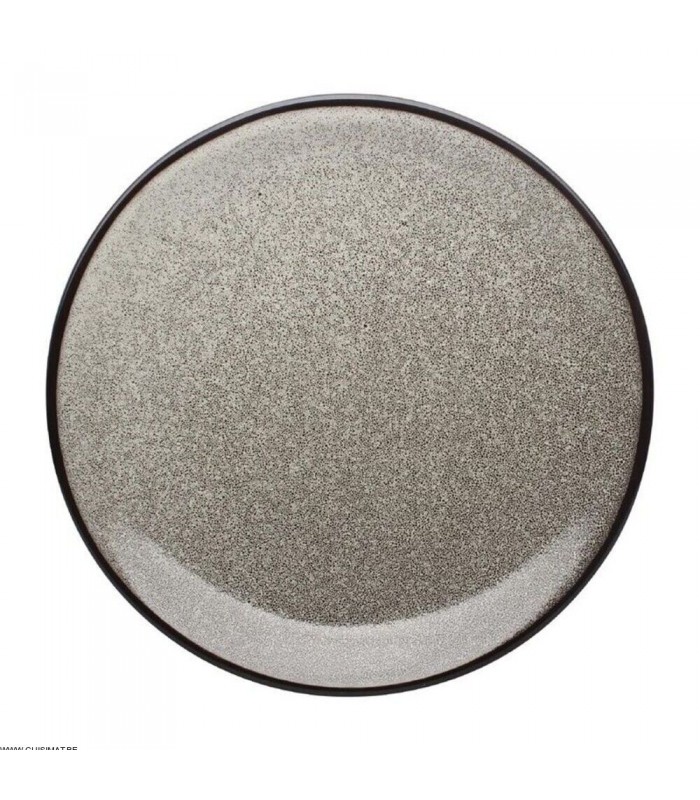 ASSIETTES PLATES RONDES 230MM 6 PIECES MINERAL dans MINERAL