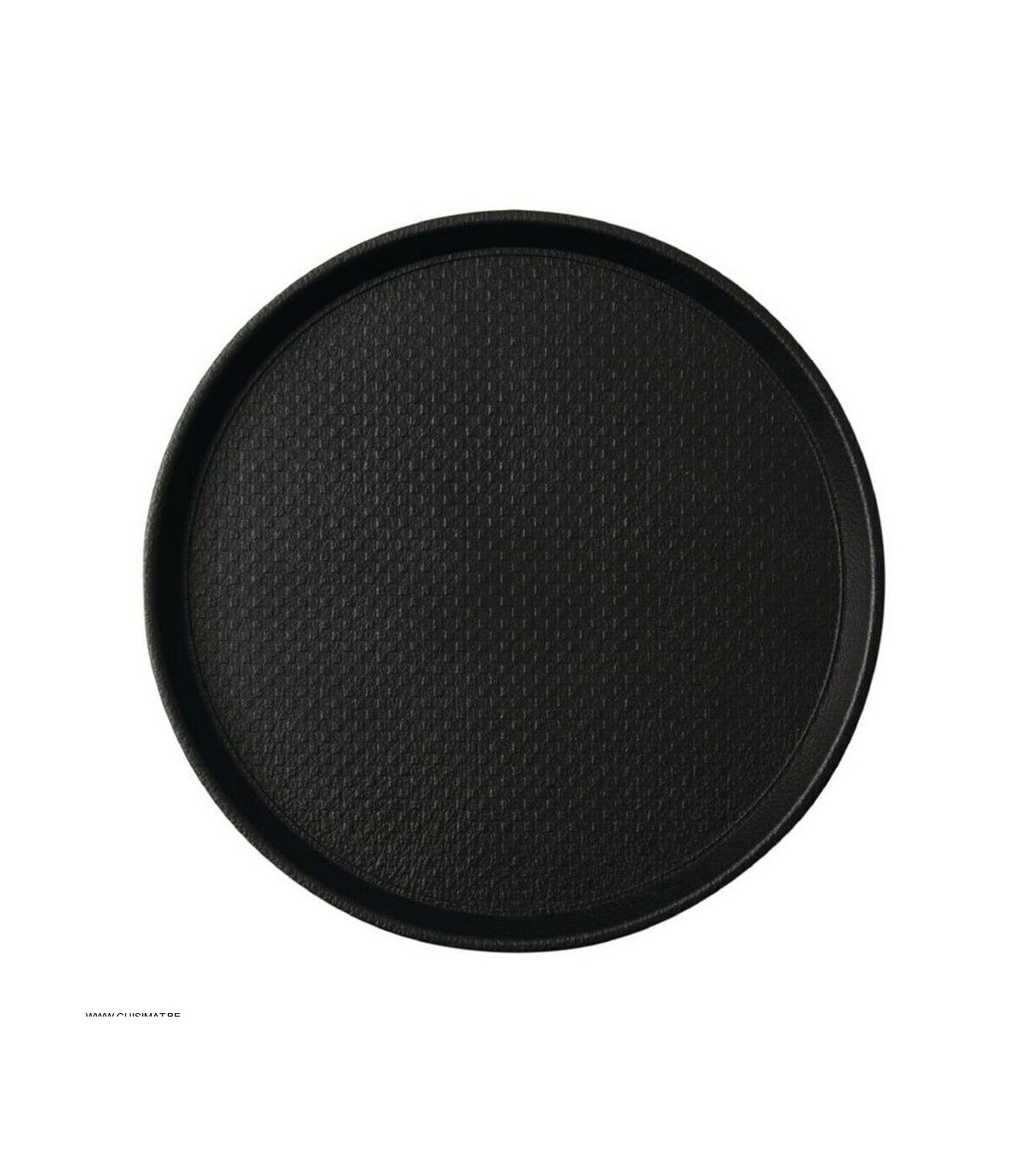EOL  PLATEAU ANTIDERAPANT BLACKLINE ROND 310MM NOIR ROLTEX dans PRESENTATION DE COMPTOIR